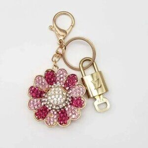 Authentic Louis Vuitton Lock & Key with unbranded Bagcharm, Keycharm 022826